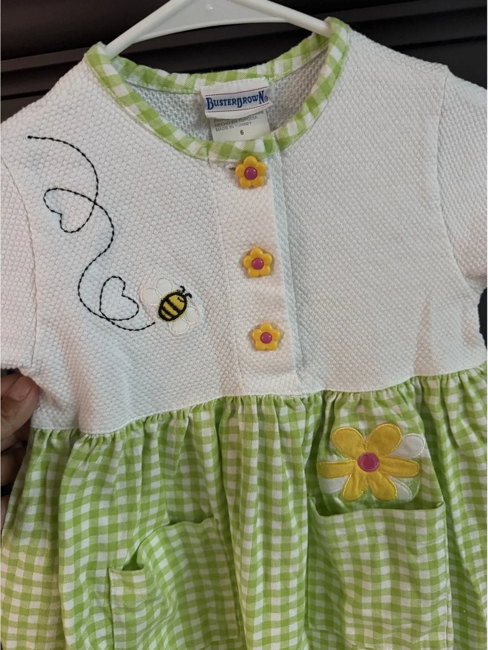 Vintage buster brown 6y plaid dress